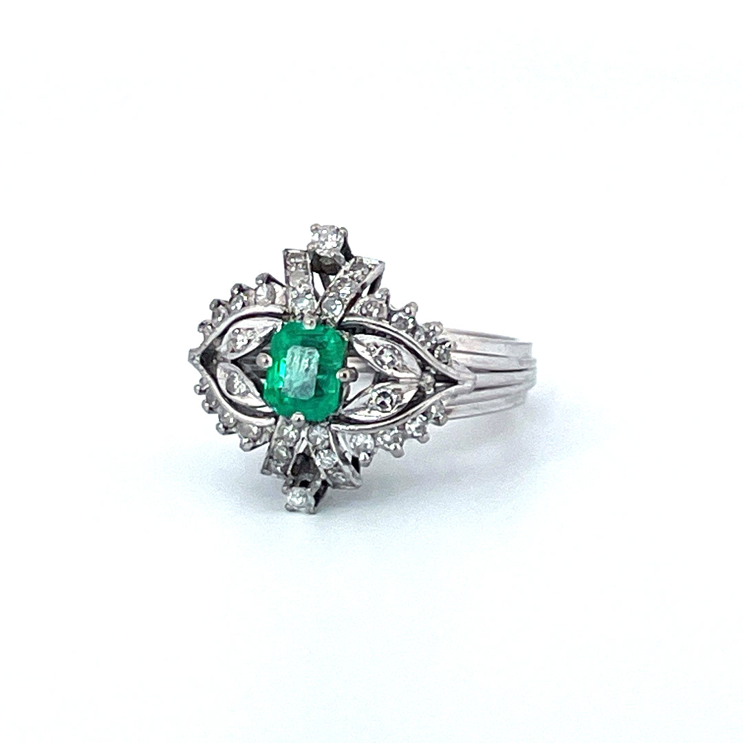 Bague style rétro cocktail