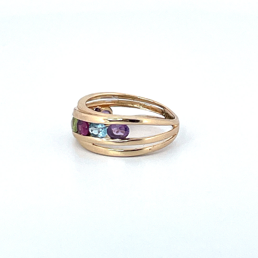 Bague moderne colorée