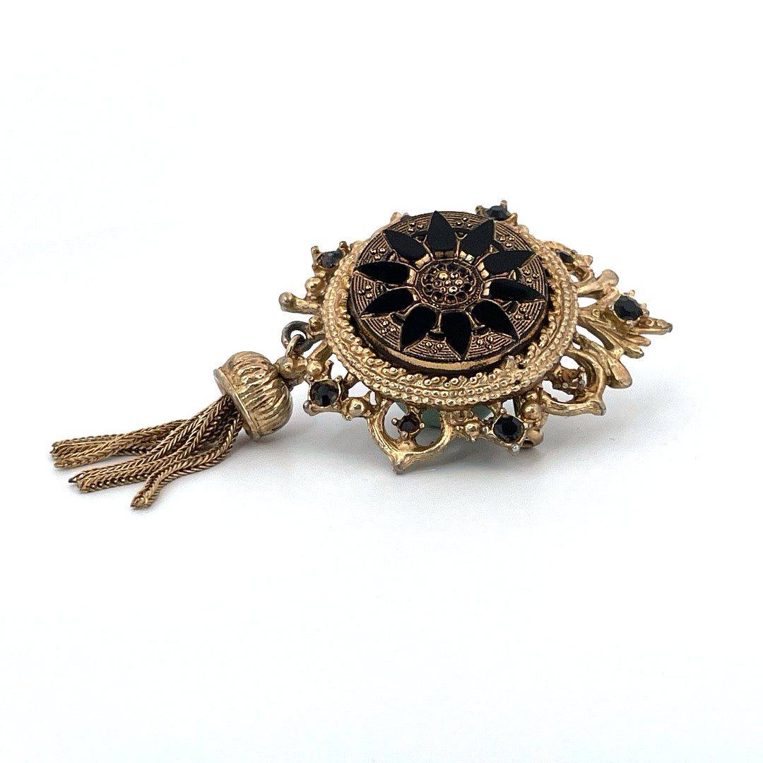 Broche style antique - Argent doré