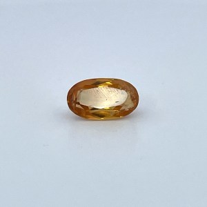 Citrine - taille ovale Jaune légèrement oranger