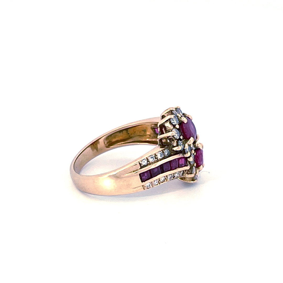 Bague avec plusieurs sertis griffes – Image 3