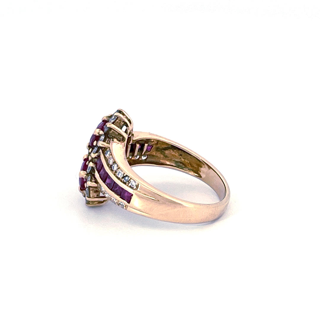 Bague avec plusieurs sertis griffes – Image 2